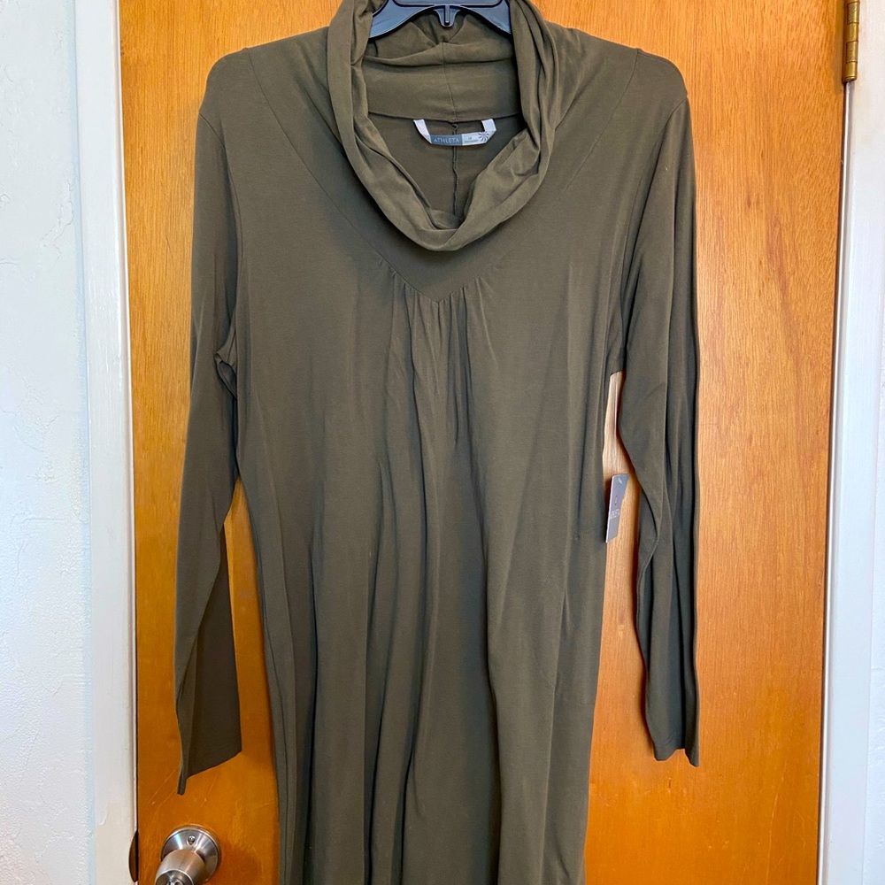 Athleta Lost River Cowl Neck Dress